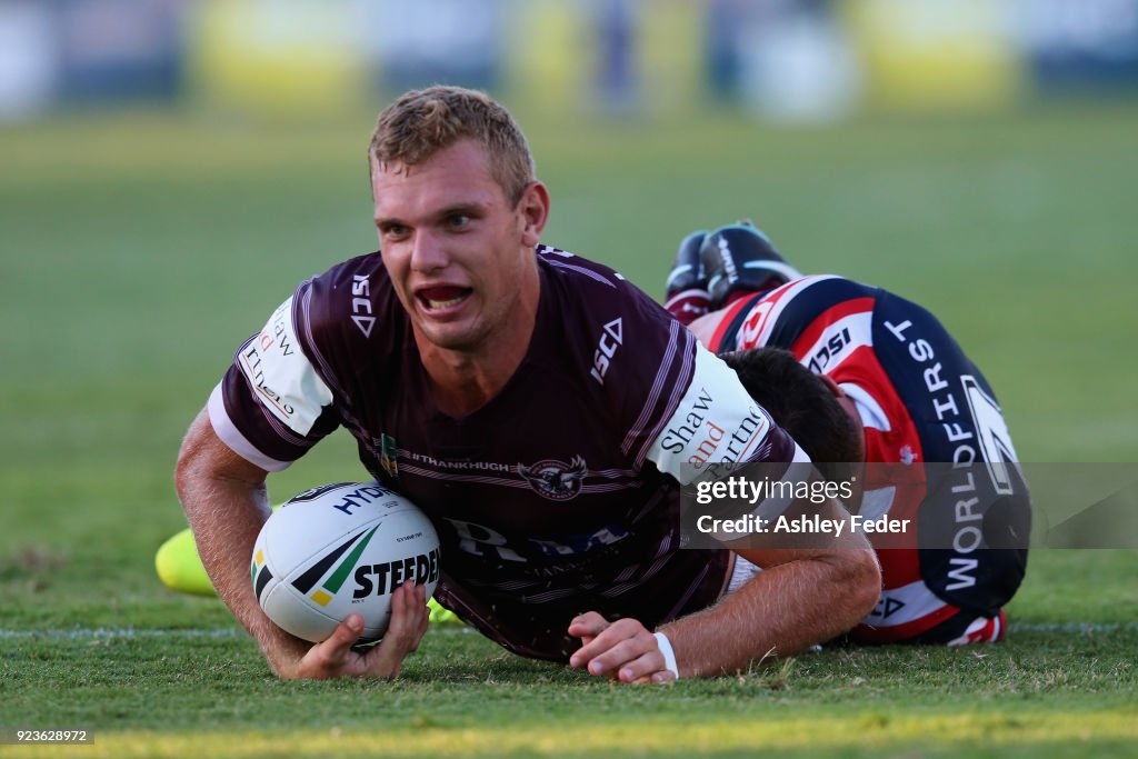 Manly v Roosters - NRL Trial Match