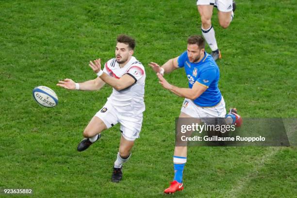 Hugo Bonneval of France during the NatWest Six Nations match between France and Italy at Stade Velodrome on February 23, 2018 in Marseille, France.