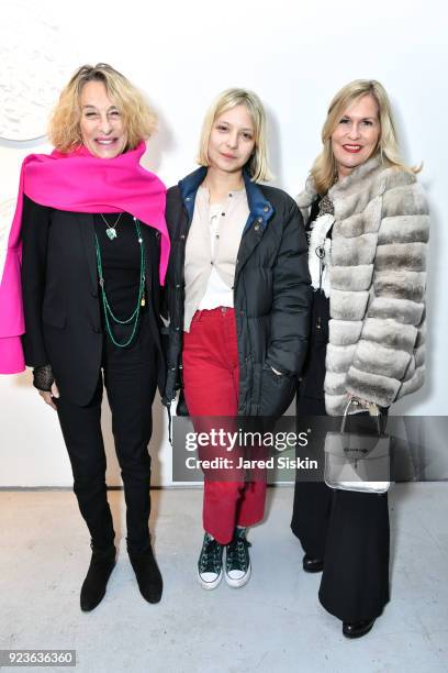 Ann Dexter-Jones, Annabelle Dexter-Jones and Kim Vernon attend Rachel Lee Hovnanian "The Women's Trilogy Project" Part 1: NDD Immersion Room at Leila...