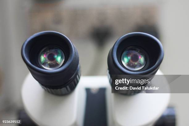 microscope eyepiece - india lab stockfoto's en -beelden