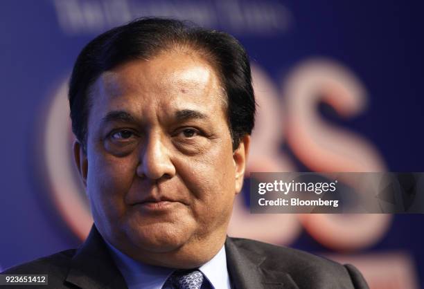 Rana Kapoor, chief executive officer of Yes Bank Ltd., looks on during the ET Global Business Summit in New Delhi, India, on Saturday, Feb. 24, 2018....