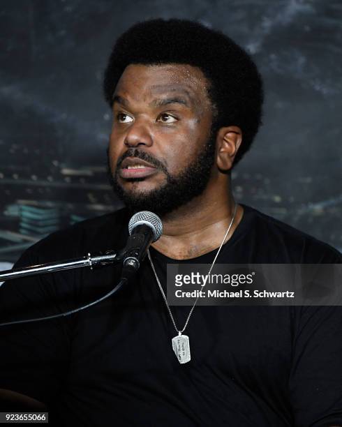 Comedian Craig Robinson performs during his appearance at The Ice House Comedy Club on February 23, 2018 in Pasadena, California.