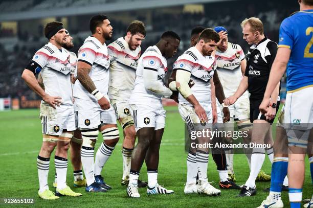 Scrumb of France during the NatWest Six Nations match between France and Italy at Stade Velodrome on February 23, 2018 in Marseille, France.