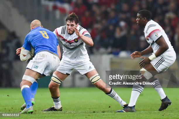 Paul Gabrillagues of France during the NatWest Six Nations match between France and Italy at Stade Velodrome on February 23, 2018 in Marseille,...