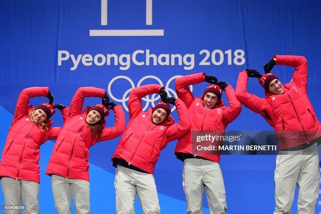 TOPSHOT-ALPINE SKIING-OLY-2018-PYEONGCHANG-MEDALS