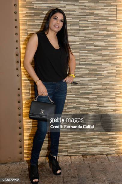 Claudia Knutsson attends at DJ Alok Performs In Newark, NJ at Bar Code on February 23, 2018 in Newark, New Jersey.
