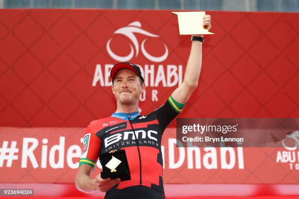 4th Abu Dhabi Tour 2018 / Stage 4 Podium / Rohan Dennis of Australia / Celebration / Al Maryah Island - Al Maryah Island / Individual Time Trial /...