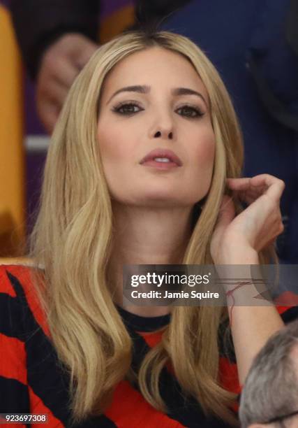 Ivanka Trump attends the Speed Skating Mass Start on day 15 of the PyeongChang 2018 Winter Olympic Games at Gangneung Oval on February 24, 2018 in...
