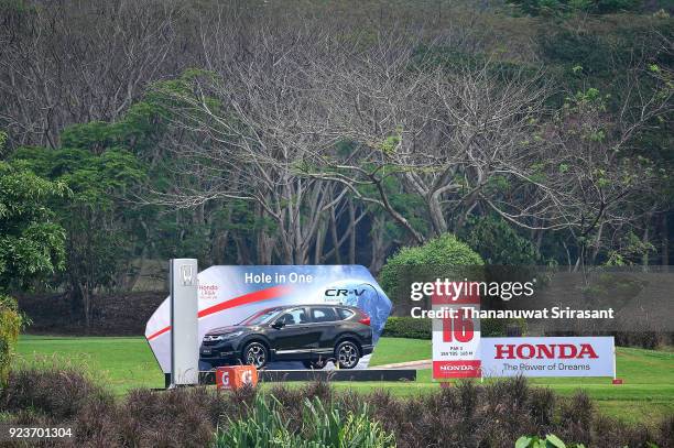 View of 16th hole during the Honda LPGA Thailand at Siam Country Club on February 24, 2018 in Chonburi, Thailand.