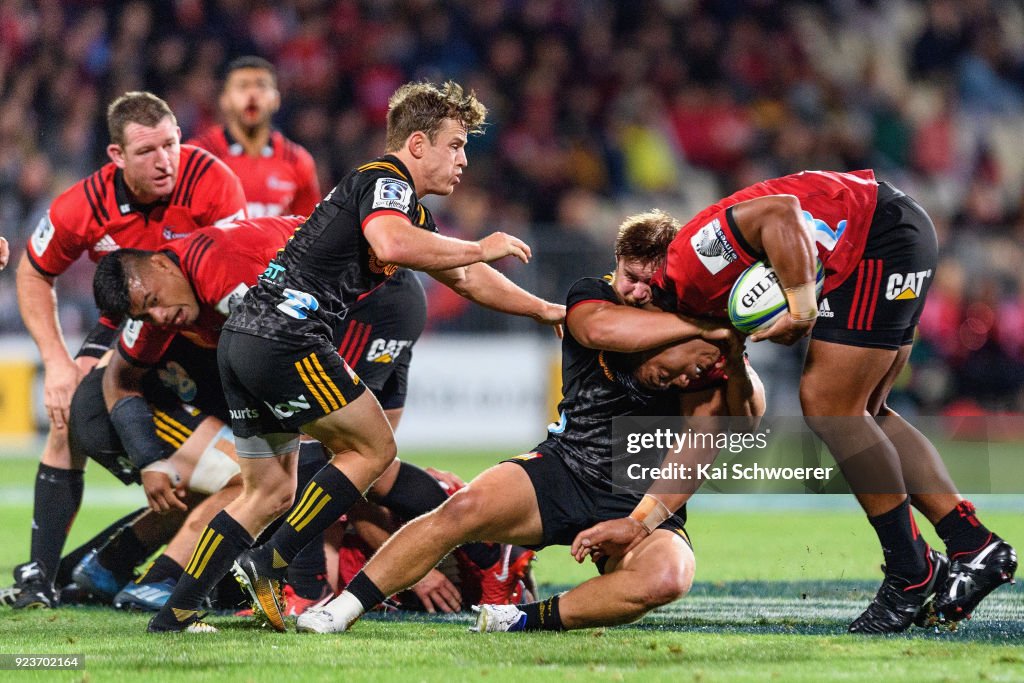 Super Rugby Rd 2 - Crusaders v Chiefs