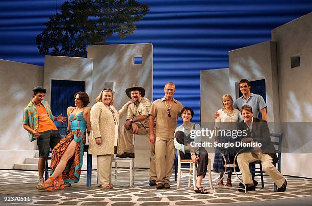 Original Australian cast members Ben Nicolas, Jennifer Vuletic, Lara Mulcahy, Peter Hardy, Michael Cormick, Anne Wood, Susie Mathers, David...