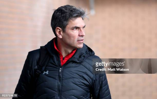 Mauricio Pellegrino of Southampton ahead of the Premier League match between Burnley and Southampton at Turf Moor on February 24, 2018 in Burnley,...