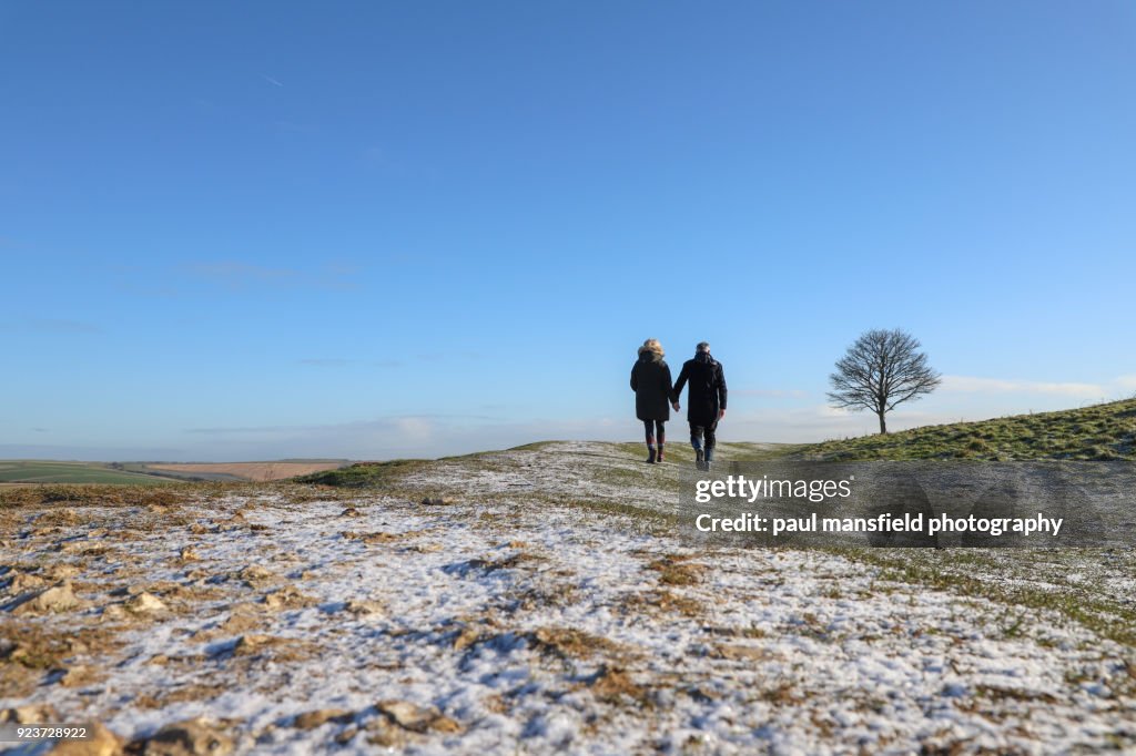 Couple walking