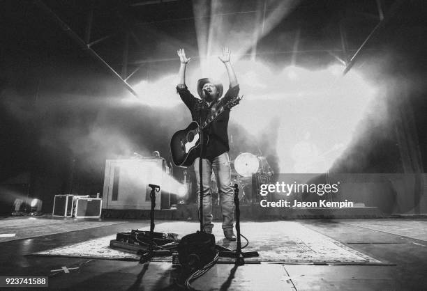 Randy Rogers of The Randy Rogers Band performs at Marathon Music Works on February 23, 2018 in Nashville, Tennessee.