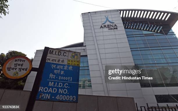 Gitanjali Jewellers office at MIDC, Andheri , on February 23, 2018 in Mumbai, India. More than 500 workers at Gili India factories in Marol...