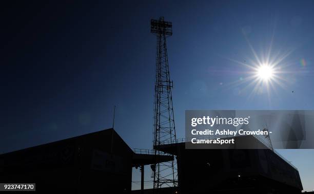 General view of Fratton Park, Home to Portsmouth football club during the Sky Bet League One match between Portsmouth and Blackpool at Fratton Park...