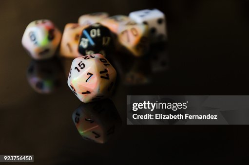 Multi sided numbered dice Multi sided numbered dice