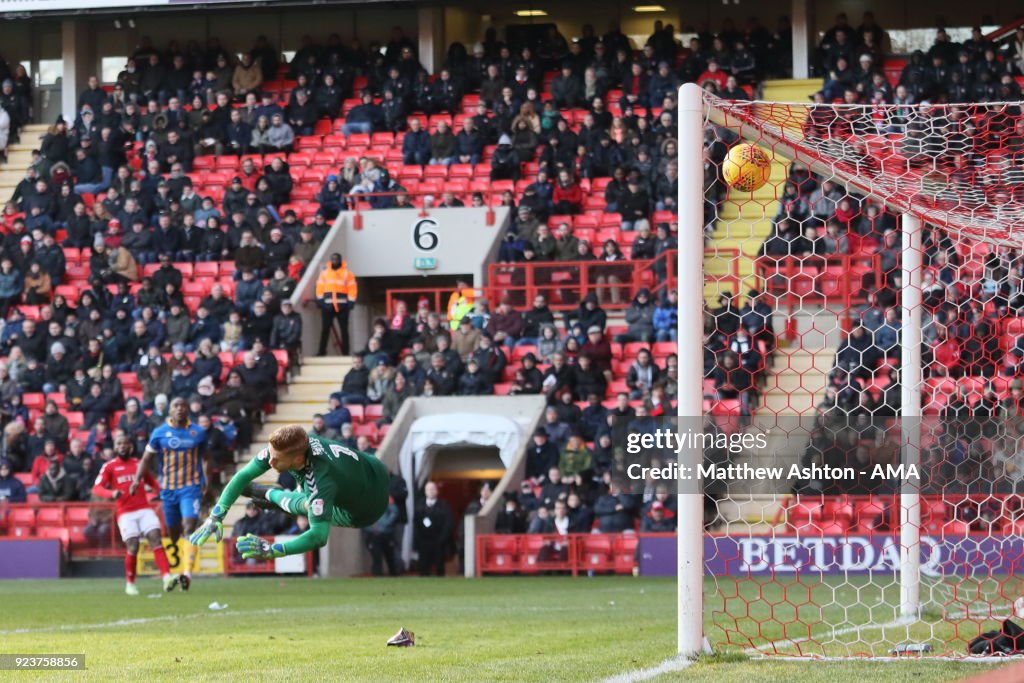 Charlton Athletic v Shrewsbury Town - Sky Bet League One