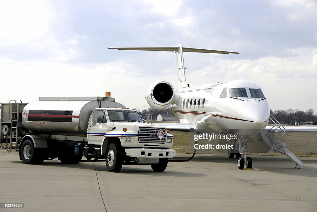 Refueling Corporate Jet