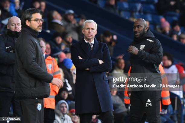 West Bromwich Albion manager Alan Pardew looks-on during the Premier League match at The Hawthorns, West Bromwich.