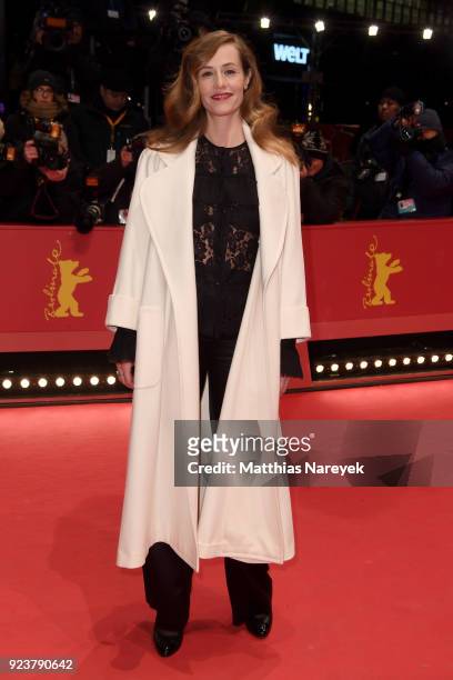 Cecile de France attends the closing ceremony during the 68th Berlinale International Film Festival Berlin at Berlinale Palast on February 24, 2018...