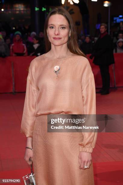 Anne Ratte-Polle attends the closing ceremony during the 68th Berlinale International Film Festival Berlin at Berlinale Palast on February 24, 2018...