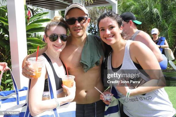 Guests attend illy At Buddhas And Bellinis #livehapilly At SOBEWFF at Loews Miami Beach on February 24, 2018 in Miami Beach, Florida.