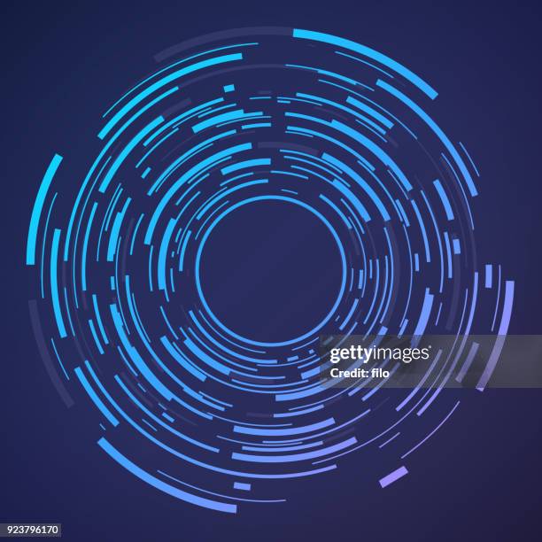 illustrazioni stock, clip art, cartoni animati e icone di tendenza di destinazione astratta circolare - zoom