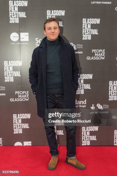 Michael Pearce attends the UK Premiere of 'Beast' during the 14th Glasgow Film Festival at Glasgow Film Theatre on February 24, 2018 in Glasgow,...