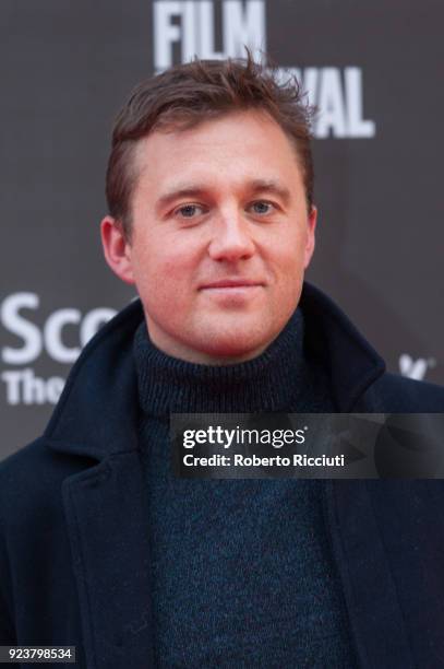 Michael Pearce attends the UK Premiere of 'Beast' during the 14th Glasgow Film Festival at Glasgow Film Theatre on February 24, 2018 in Glasgow,...