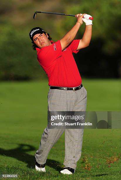 Federico Cabrera of Argentina during the final round of the Castello Masters Costa Azahar at the Club de Campo del Mediterraneo on October 25, 2009...