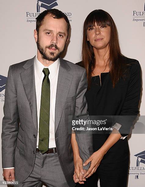 Actor Giovanni Ribisi and singer Chan Marshall aka Cat Power attend the 2009 Fullfillment Fund annual stars benefit gala at Beverly Hills Hotel on...