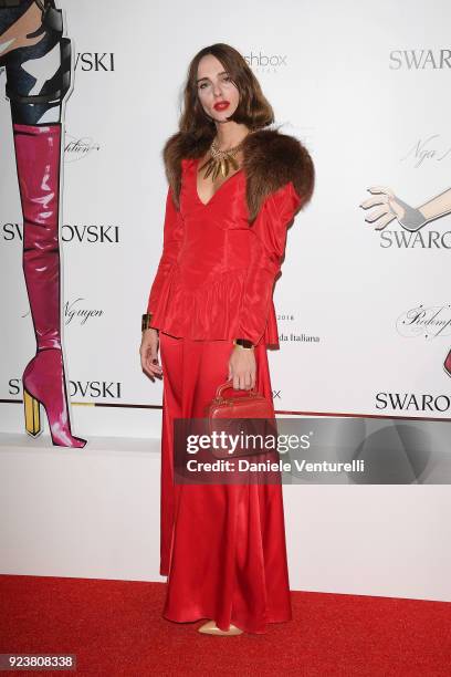 Candela Novembre attends the ADR Party during Milan Fashion Week Fall/Winter 2018/19 on February 24, 2018 in Milan, Italy.