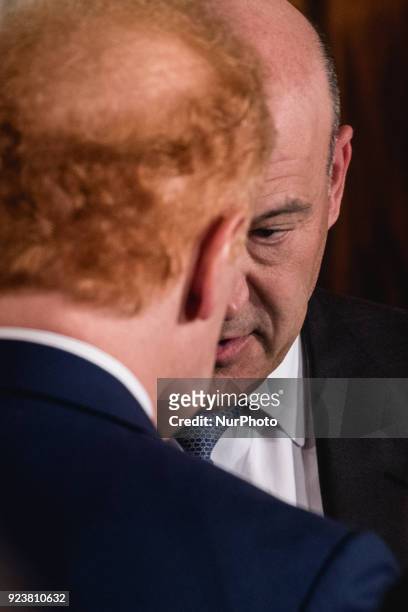 Director of the National Economic Council Gary Cohn, was in attendance for the joint press conference of U.S. President Donald Trump, and Prime...