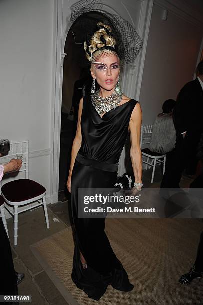 Celebrities attend Nicky Haslam's party for Janet de Botton to beat the Credit-Crunch at his ancestral home "Parkstead House" in Roehampton, London....