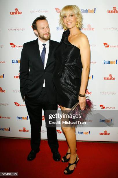 Jenna Elfman and Bodhi Elfman arrive to the 3rd Annual "Rock The Kasbah" fundraising gala held at Vibiana on October 26, 2009 in Los Angeles,...