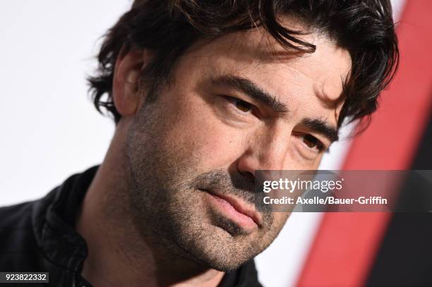 Actor Ron Livingston arrives at the Los Angeles premiere of 'Game Night' at TCL Chinese Theatre on February 21, 2018 in Hollywood, California.