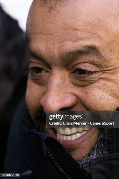 Wolverhampton Wanderers manager Nuno Espirito Santo during the Sky Bet Championship match between Fulham and Wolverhampton Wanderers at Craven...