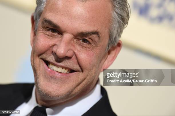 Actor Danny Huston arrives at the Los Angeles premiere of 'Game Night' at TCL Chinese Theatre on February 21, 2018 in Hollywood, California.