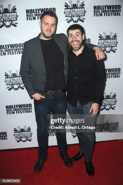 Nate Lezry and Andrew Nolan attend the 17th Annual Hollywood Reel Independent Film Festival Award Ceremony Red Carpet Event held at Regal Cinemas...