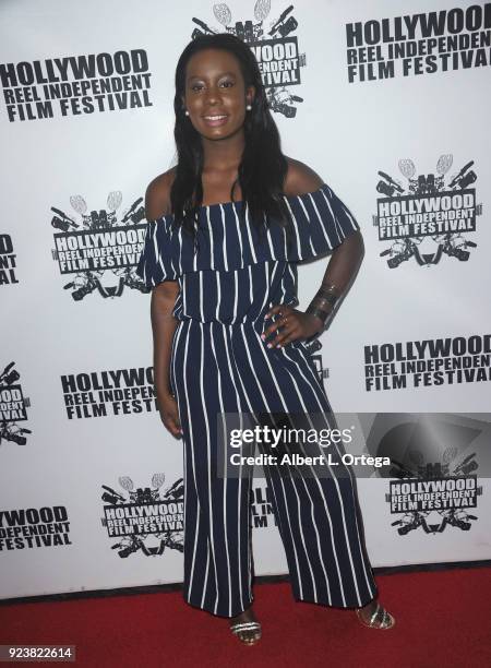 Winnie Mzembe attends the 17th Annual Hollywood Reel Independent Film Festival Award Ceremony Red Carpet Event held at Regal Cinemas L.A. LIVE...