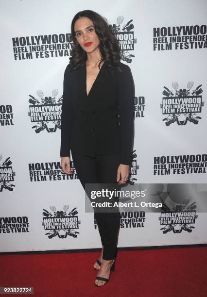 Samantha Smart attends the 17th Annual Hollywood Reel Independent Film Festival Award Ceremony Red Carpet Event held at Regal Cinemas L.A. LIVE...