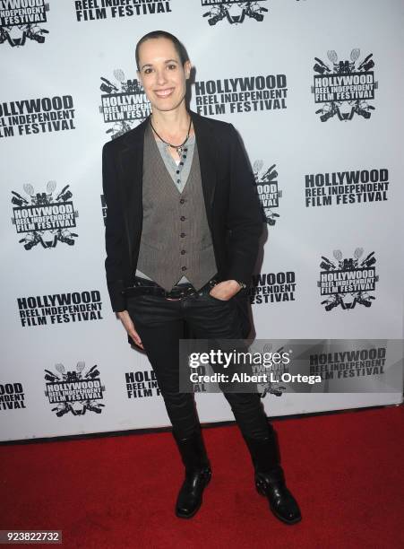 Noelle Messier attends the 17th Annual Hollywood Reel Independent Film Festival Award Ceremony Red Carpet Event held at Regal Cinemas L.A. LIVE...