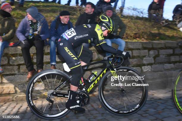 13th Omloop Het Nieuwsblad 2018 / Women Amanda Spratt of Australia / Muur of Geraardsbergen /Kapelmuur / Gent - Ninove / Women / Flanders Classics /