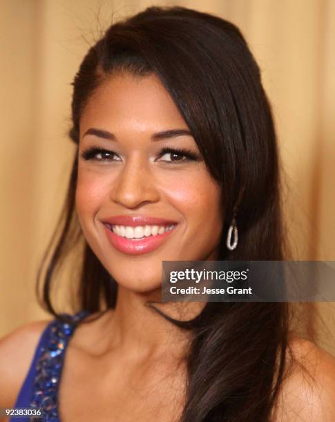 Actress Kali Hawk arrives at the Annual Stars 2009 Benefit Gala at the Beverly Hills Hotel on October 26, 2009 in Beverly Hills, California.