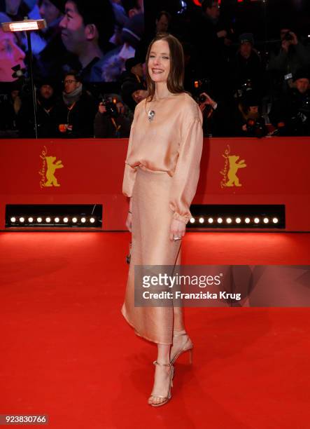 Anne Ratte-Polle attends the closing ceremony during the 68th Berlinale International Film Festival Berlin at Berlinale Palast on February 24, 2018...