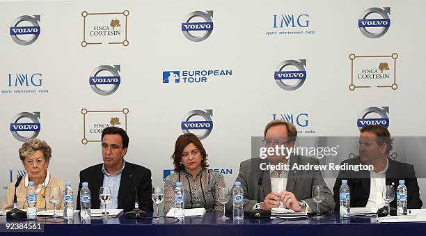 Emma Villacieros, Honorary President of Royal Spanish Federation, Vicente Rubio, Finca Cortesin, Antonia Morena Rojas, Mayor of Casares, Per...