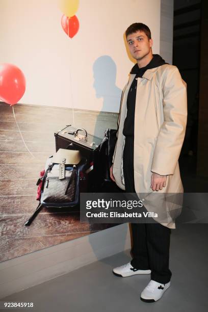Guido Milani attended the Bally Autumn Winter 2018 Press Presentation during Milan Fashion Week on February 24, 2018 in Milan, Italy.