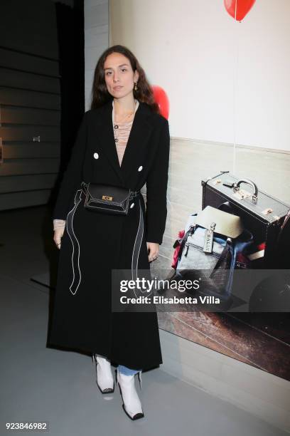 Erika Boldrin attended the Bally Autumn Winter 2018 Press Presentation during Milan Fashion Week on February 24, 2018 in Milan, Italy.
