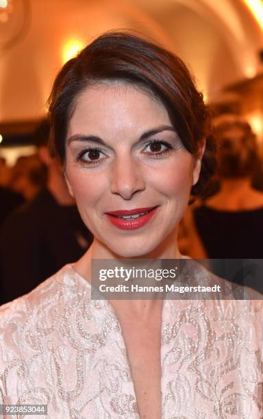 Actress Bianca Hein during the 40th anniversary celebration of the ZDF TV series SOKO Munich at Seehaus on February 24, 2018 in Munich, Germany.